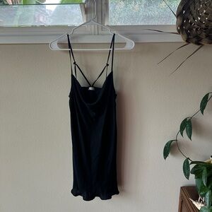 Free People Black Slip Dress